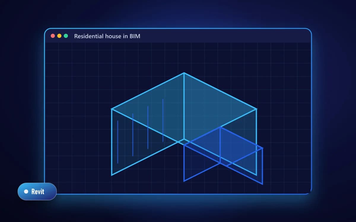 Residential house in BIM