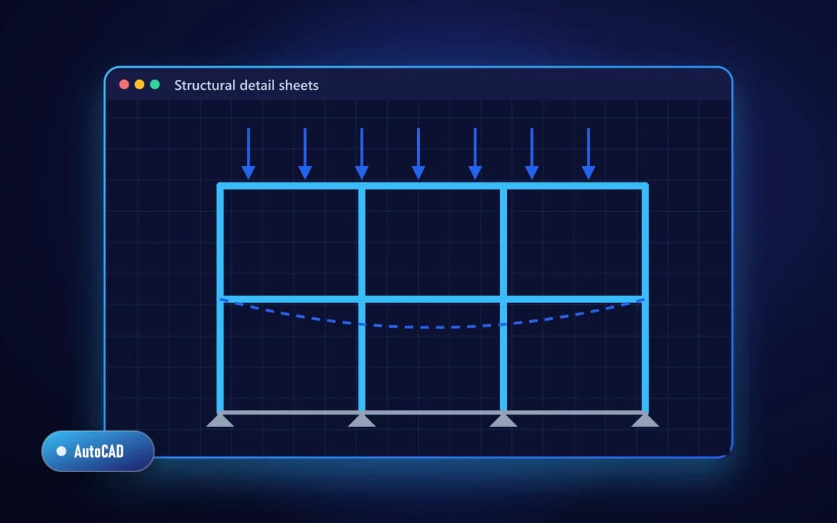 Structural detail sheets