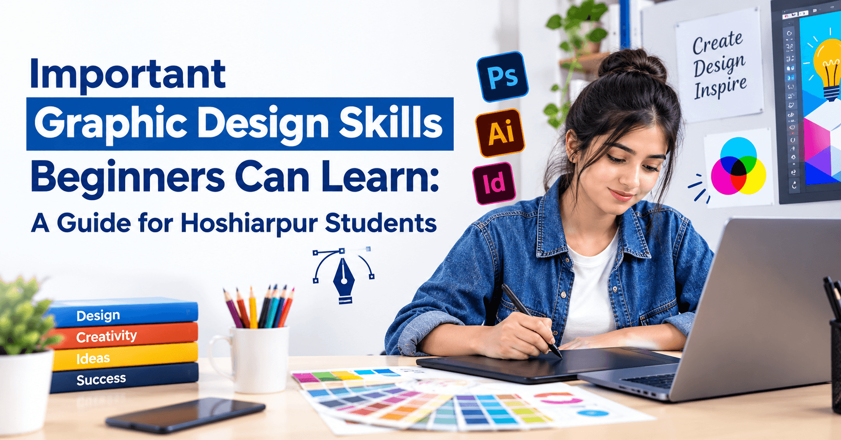 Important Graphic Design Skills Beginners Can Learn: A Guide for Hoshiarpur Students