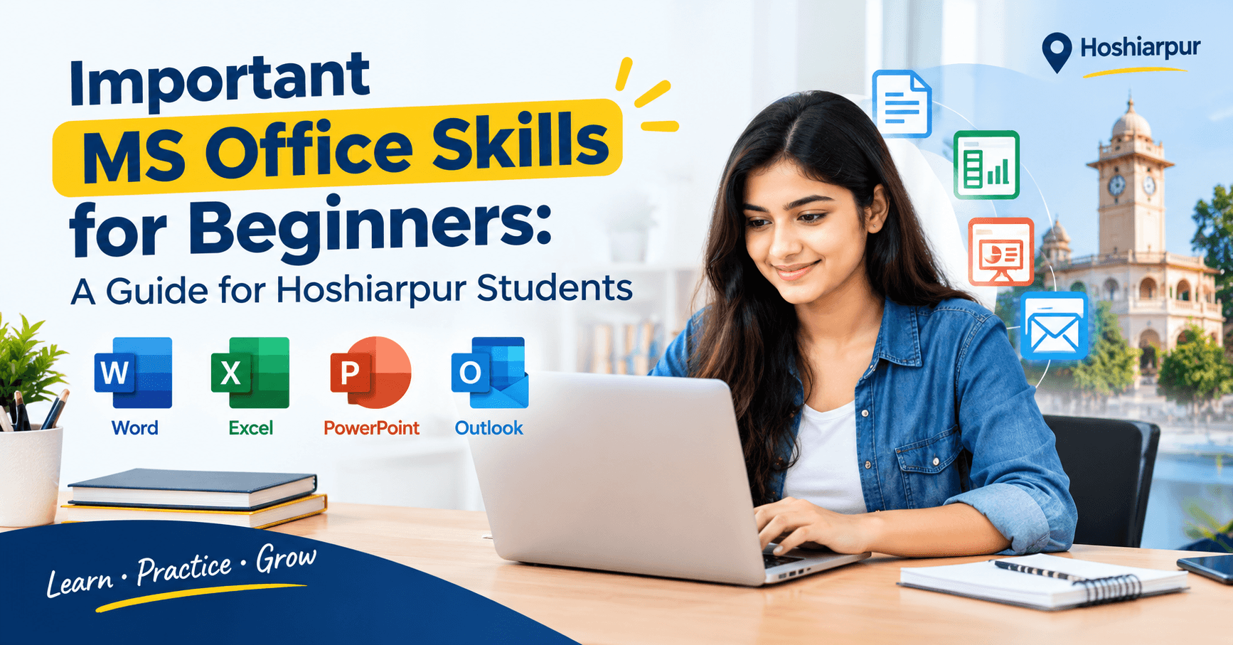 Important MS Office Skills for Beginners: A Guide for Hoshiarpur Students