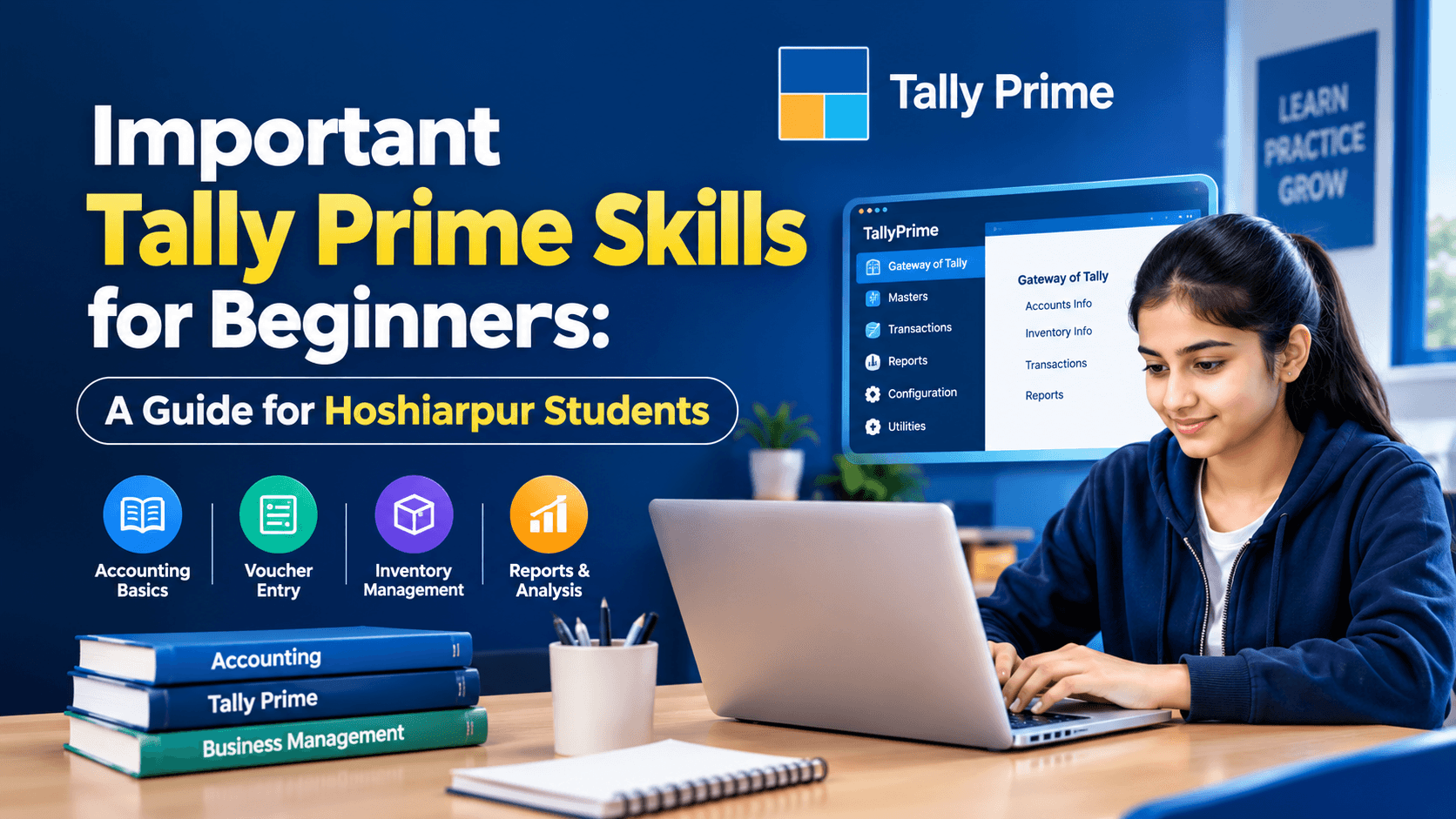 Important Tally Prime Skills for Beginners: A Guide for Hoshiarpur Students