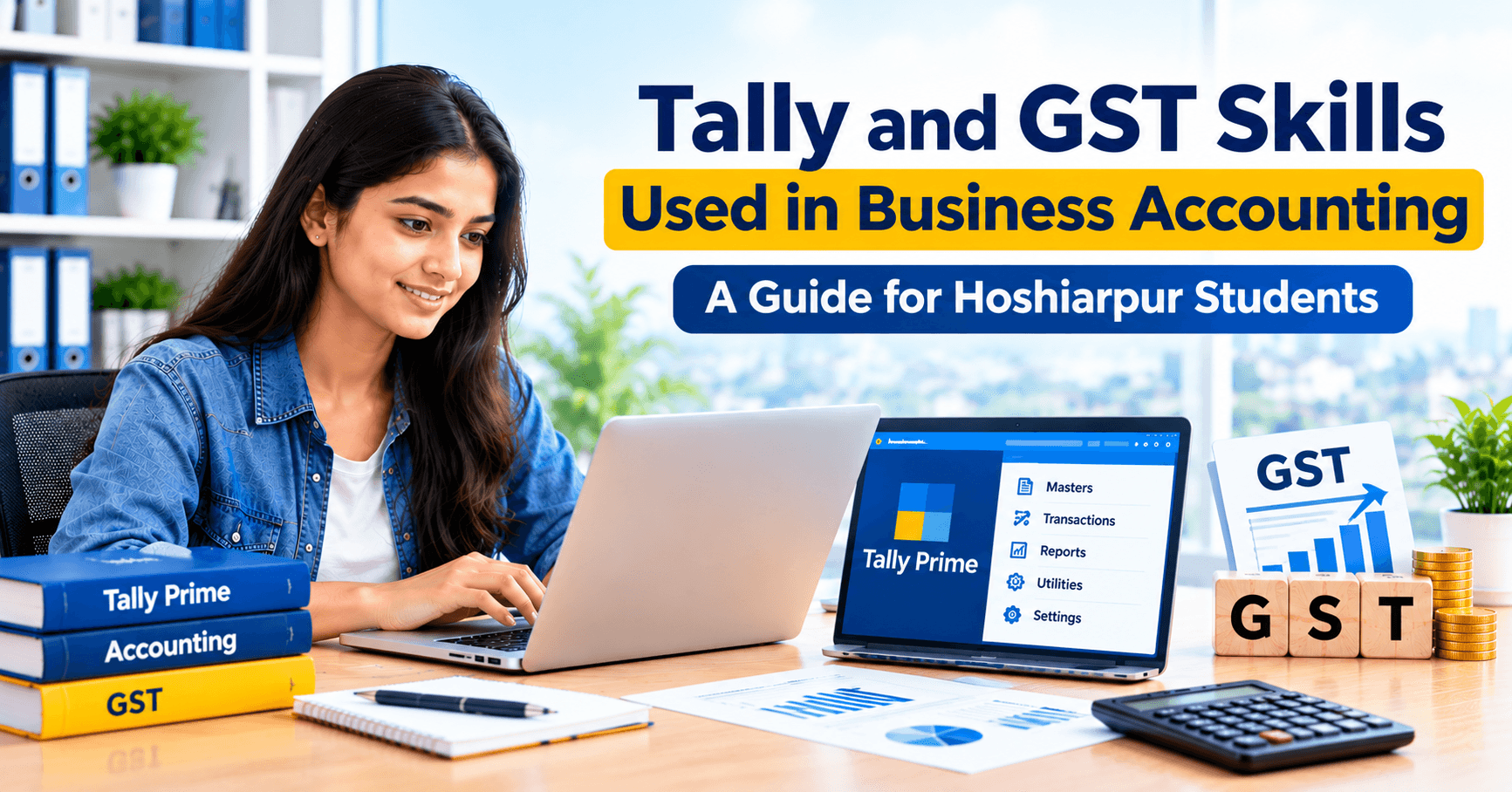 Tally and GST Skills Used in Business Accounting: A Guide for Hoshiarpur Students