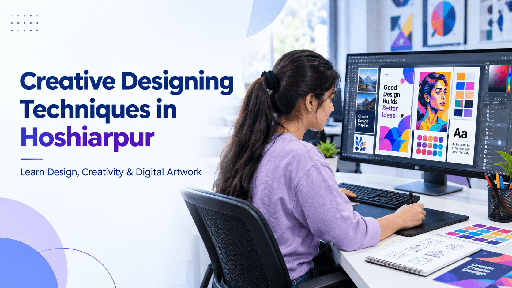 Creative Designing Techniques in Hoshiarpur training at techcadd Hoshiarpur
