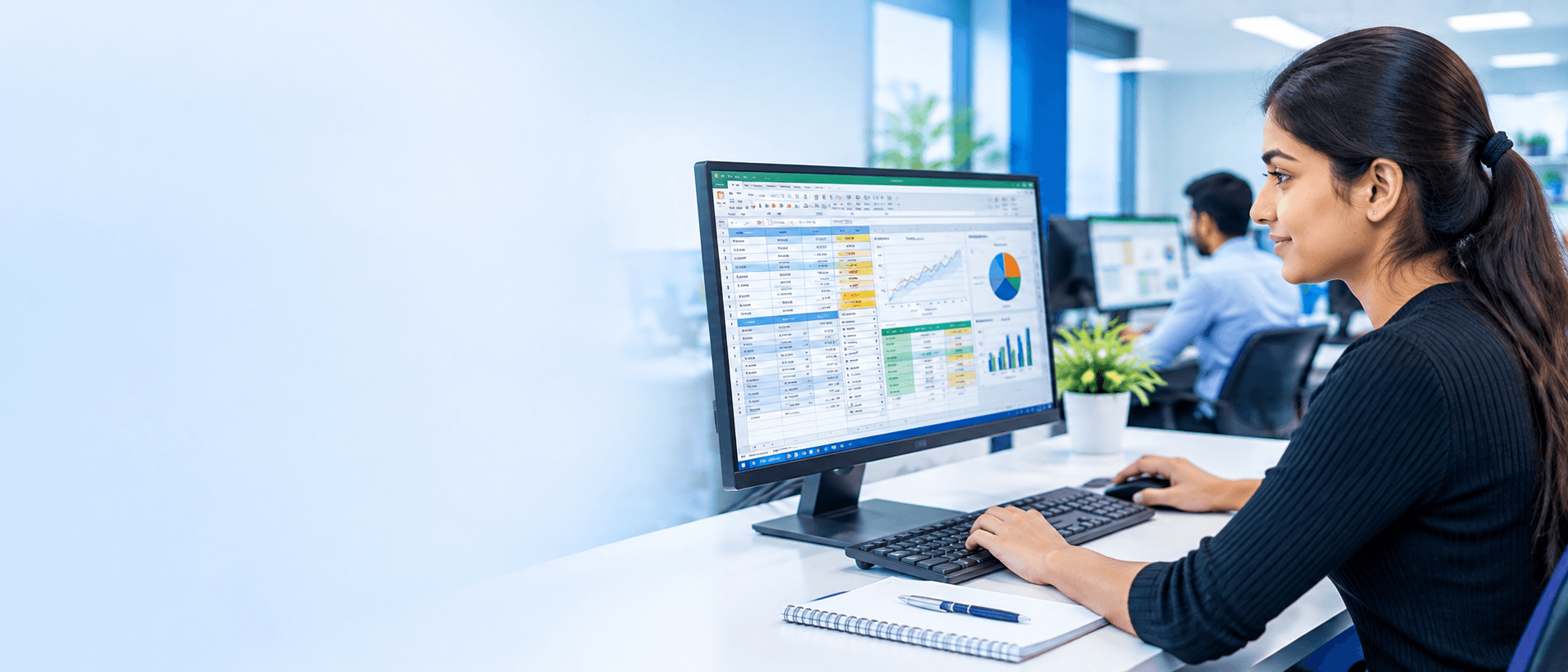 Excel Formulas and Data Management Skills in Hoshiarpur training at techcadd Hoshiarpur