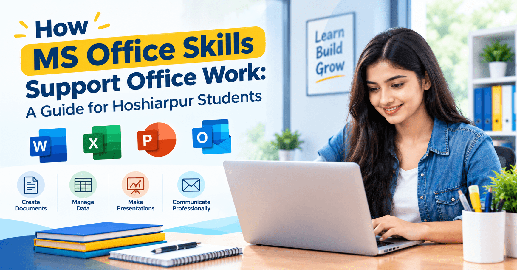 How MS Office Skills Support Office Work: A Guide for Hoshiarpur Students