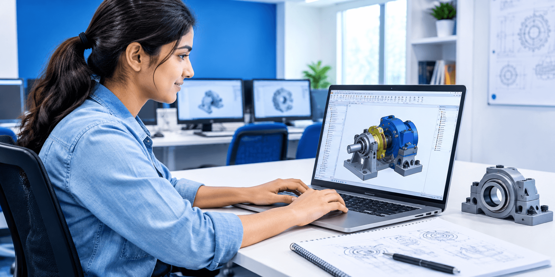 3D Assembly Design Course in Hoshiarpur with Practical Projects & Industry Training training at techcadd Hoshiarpur