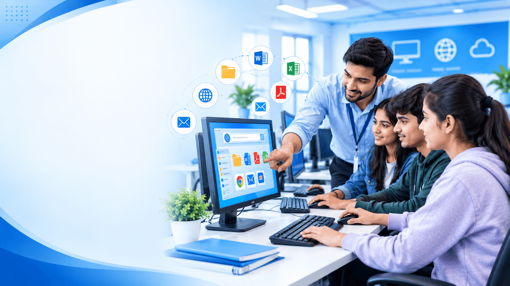Basic Digital Skills Course in Hoshiarpur training at techcadd Hoshiarpur