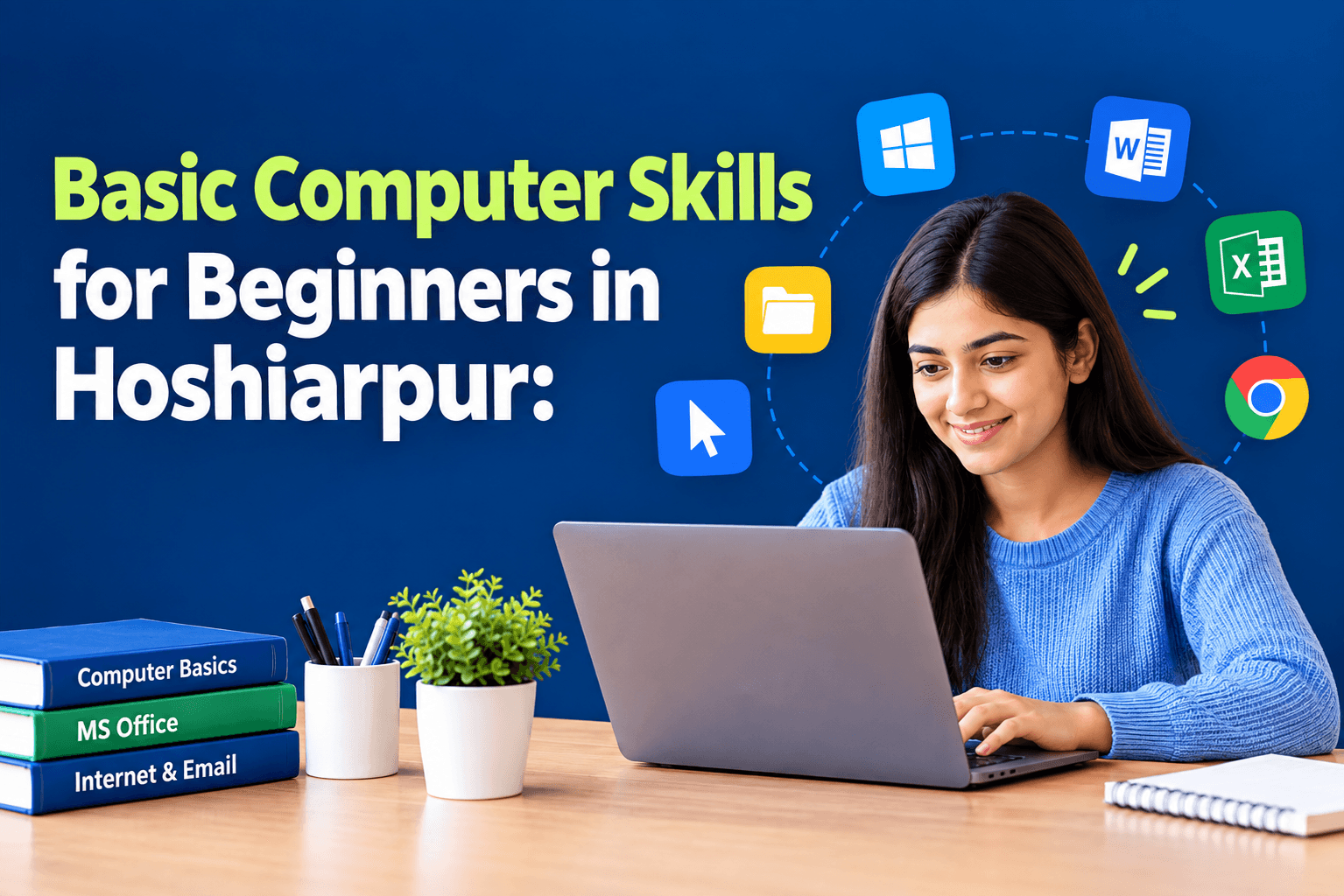 Basic Computer Skills for Beginners in Hoshiarpur: Where to Start