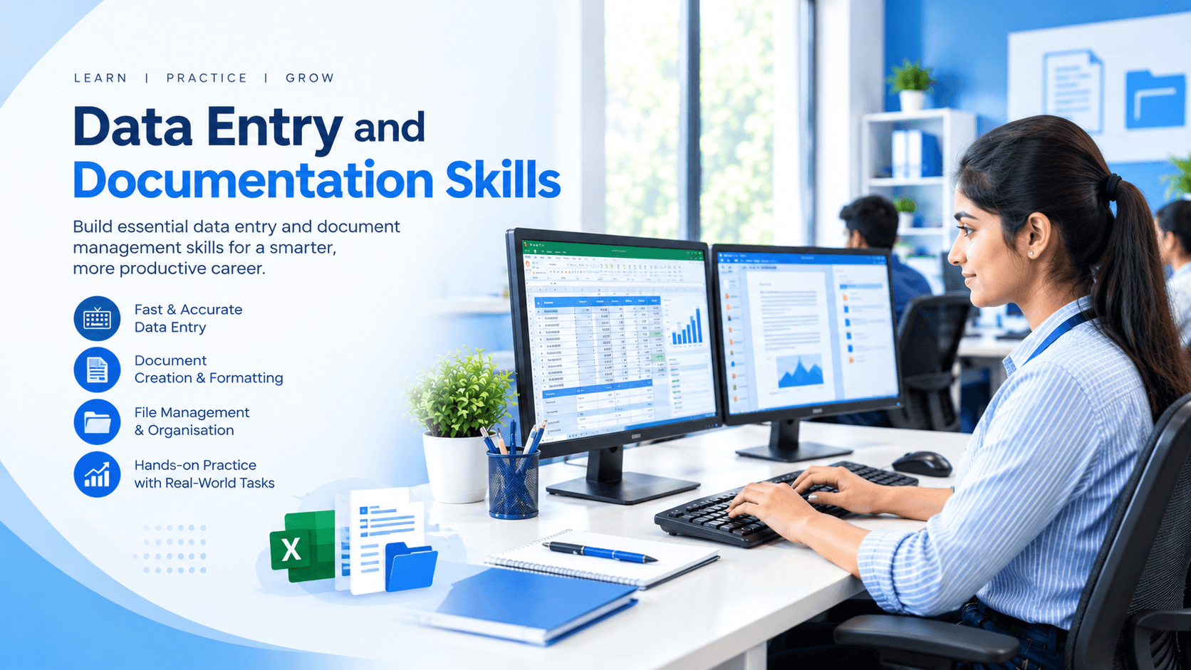 Data Entry and Documentation Course in Hoshiarpur training at techcadd Hoshiarpur
