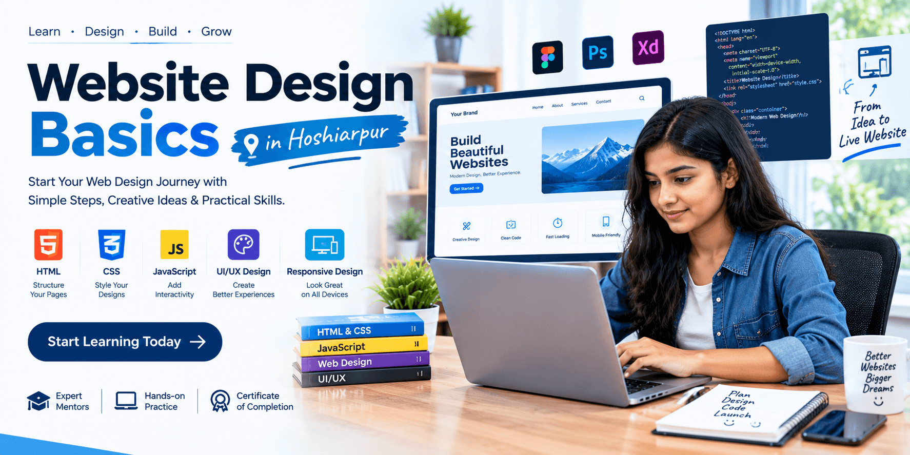 Website Design Basics Course in Hoshiarpur training at techcadd Hoshiarpur
