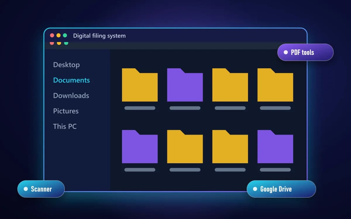 Digital filing system