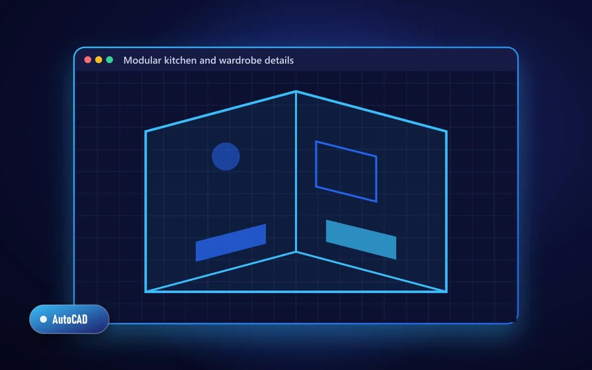 Modular kitchen and wardrobe details