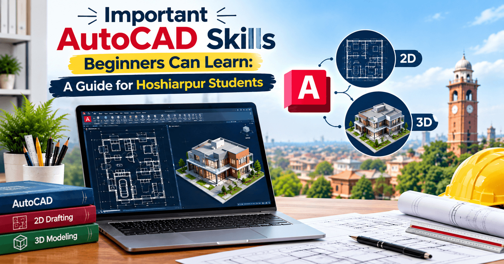 Important AutoCAD Skills Beginners Can Learn: A Guide for Hoshiarpur Students
