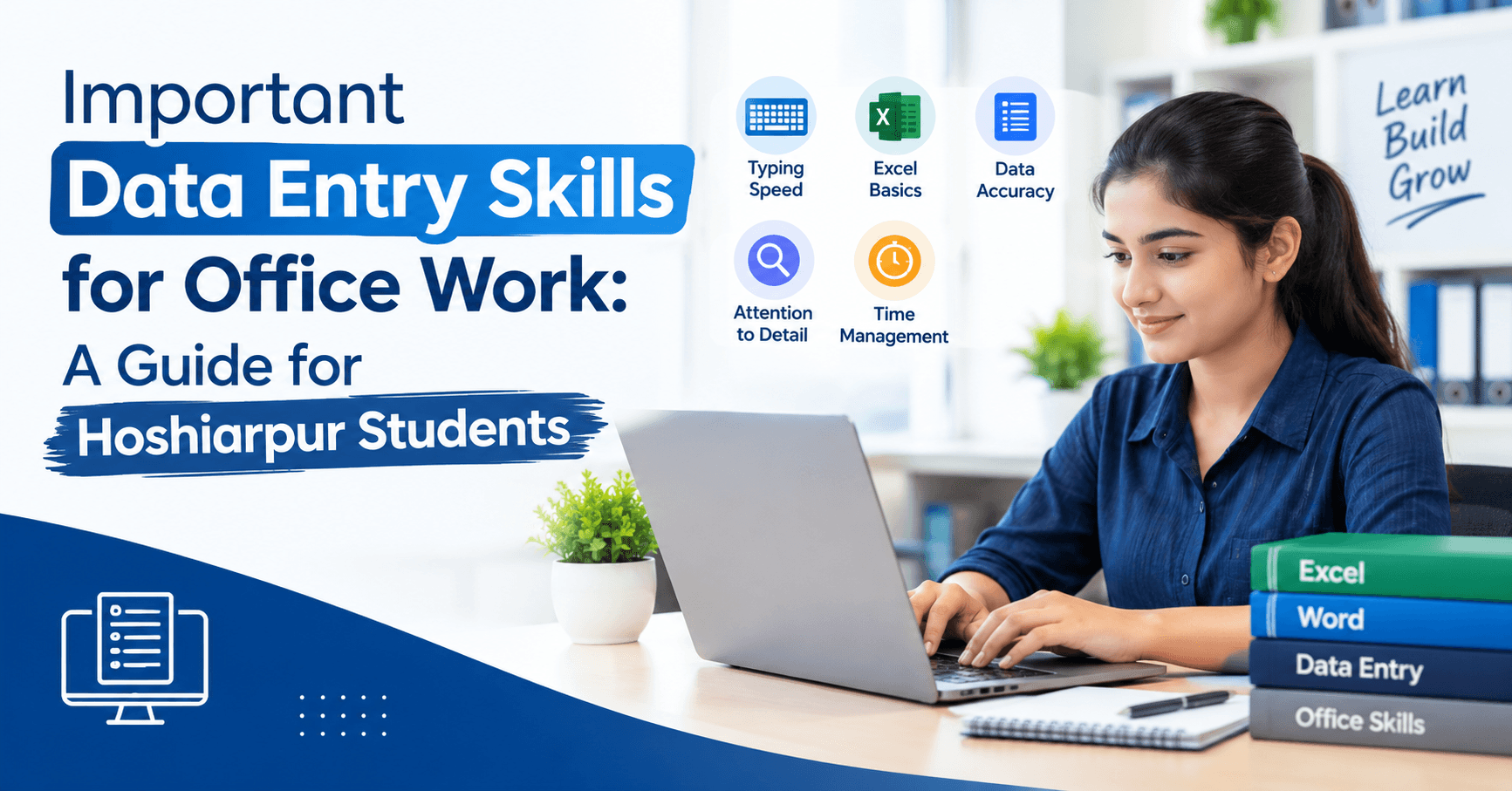 Important Data Entry Skills for Office Work: A Guide for Hoshiarpur Students