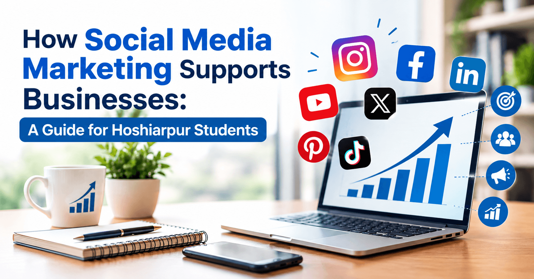 How Social Media Marketing Supports Businesses: A Guide for Hoshiarpur Students