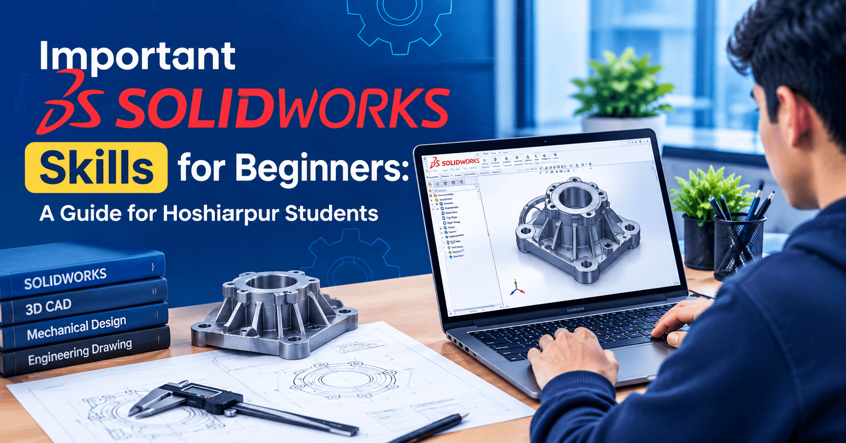 Important SOLIDWORKS Skills for Beginners: A Guide for Hoshiarpur Students