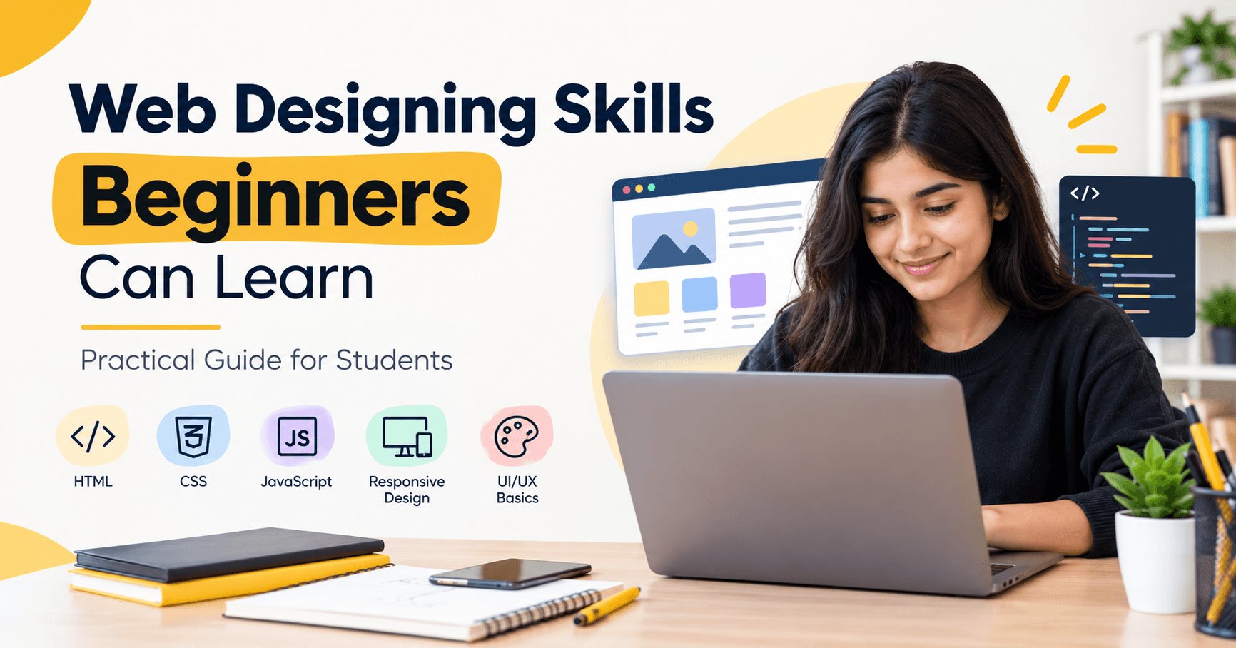 Web Designing Skills Beginners Can Learn: A Practical Guide for Students in Hoshiarpur