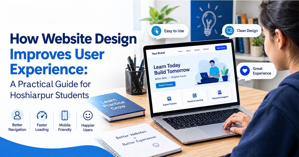 How Website Design Improves User Experience: A Practical Guide for Hoshiarpur Students